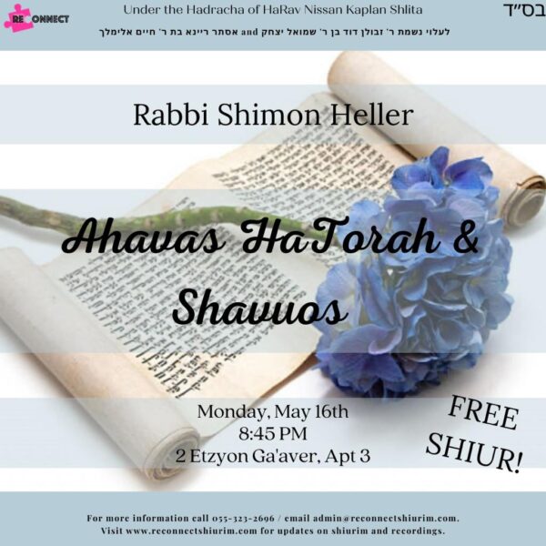 Pre-Shavuos Empower-Full Event