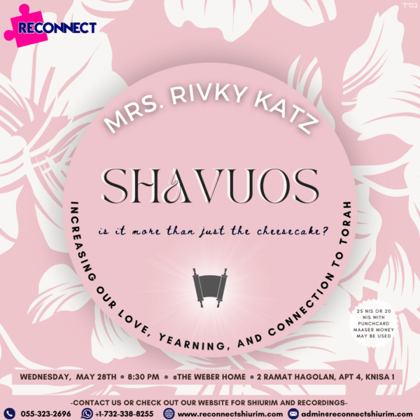 Shavuos: Is it More Than Just Cheesecake?