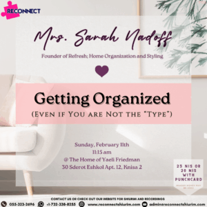 Getting Organized