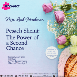 Pesach Sheini-The Power of A Second Chance
